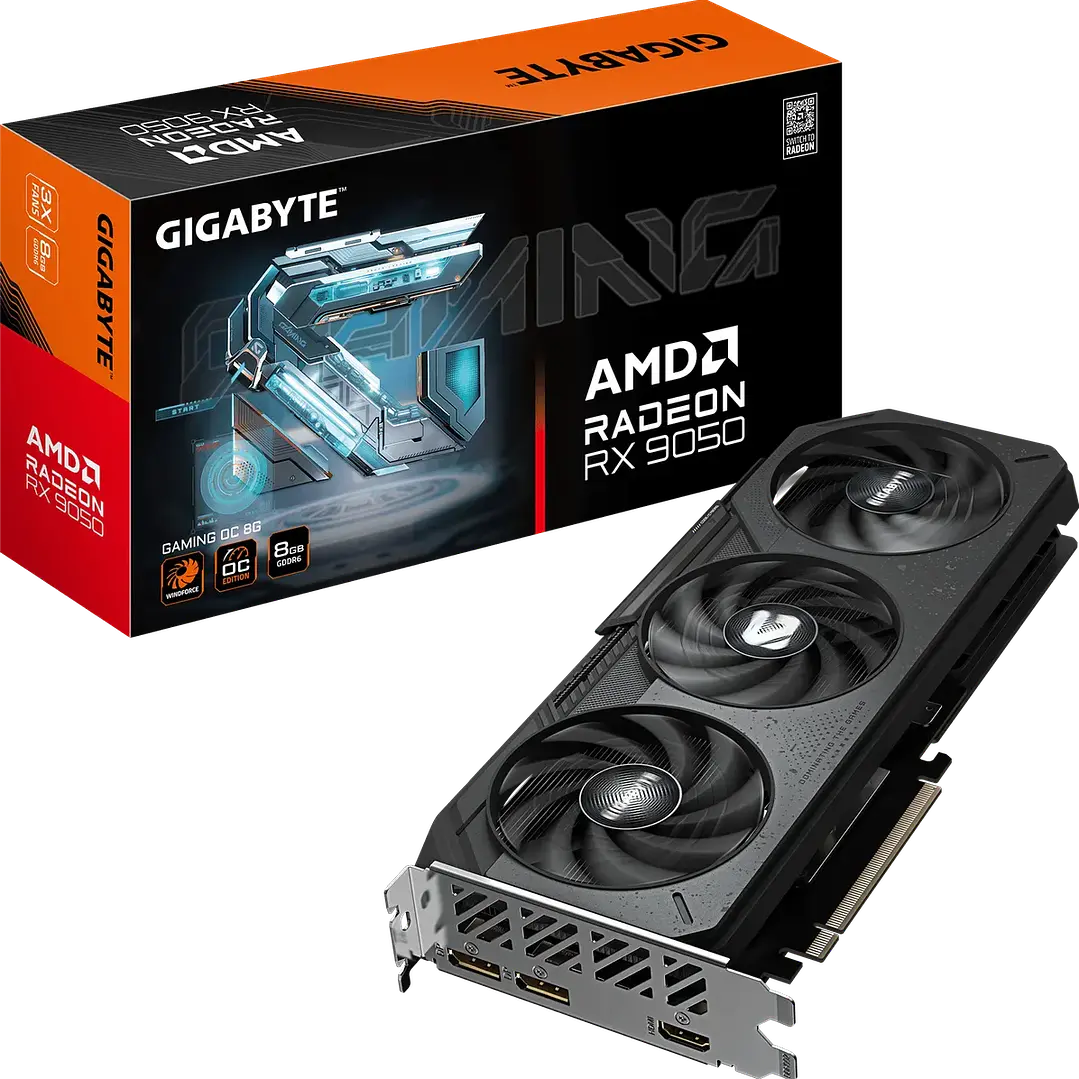 Tarjeta de Video | Gigabyte Radeon RX 9050 Gaming OC | 8 GB | GDDR6 1