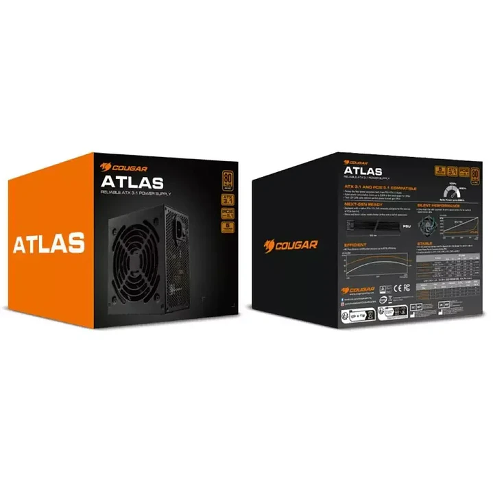 Fuente de Poder | Cougar Atlas 650 | 650W | 80 PLUS Bronze 1