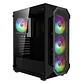 Gabinete | Gamdias Aura GC1 Elite ARGB | Media Torre | 4 ventiladores ARGB - Miniatura 1