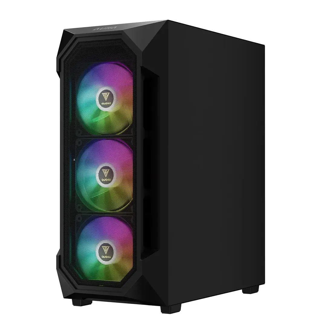 Gabinete | Gamdias Aura GC1 Elite ARGB | Media Torre | 4 ventiladores ARGB 4