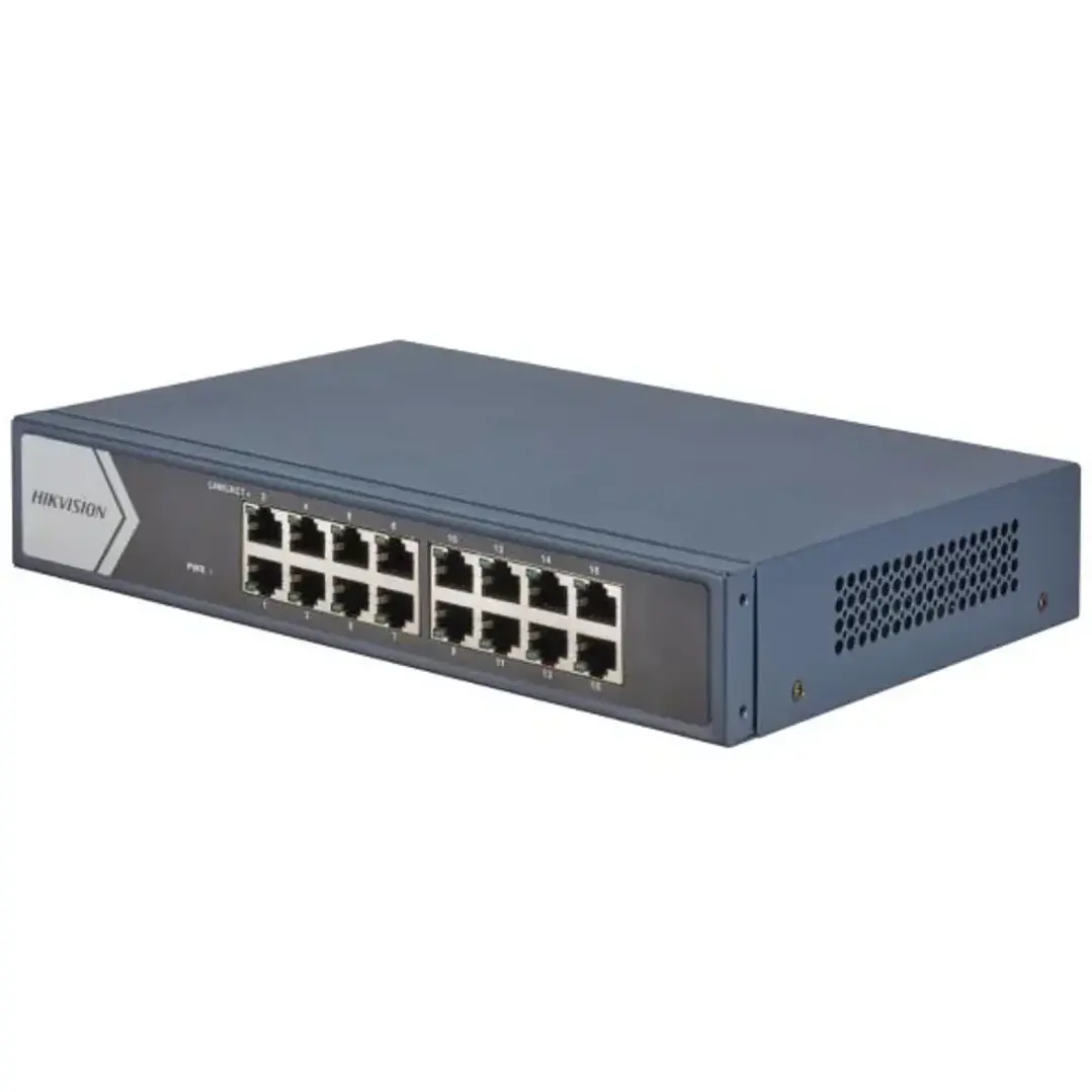 Switch administrable | Hikvision DS-3E1516-EI(O-STD)V3 | 16 puertos Gigabit | Rack 1U 2