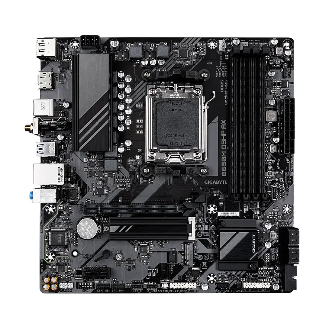 Placa Madre | Gigabyte B650M D3SP AX | AMD AM5 | AMD B650 | DDR5/WiFi 6E 2