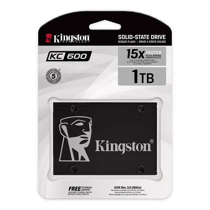 SSD | Kingston KC600 | 1 TB | SATA 3 1