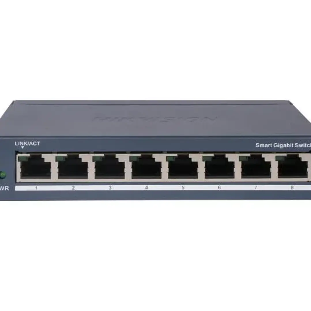 Switch administrable | DS-3E1508-EI(O-STD)V2 | 8 puertos Gigabit | Carcasa metálica 2