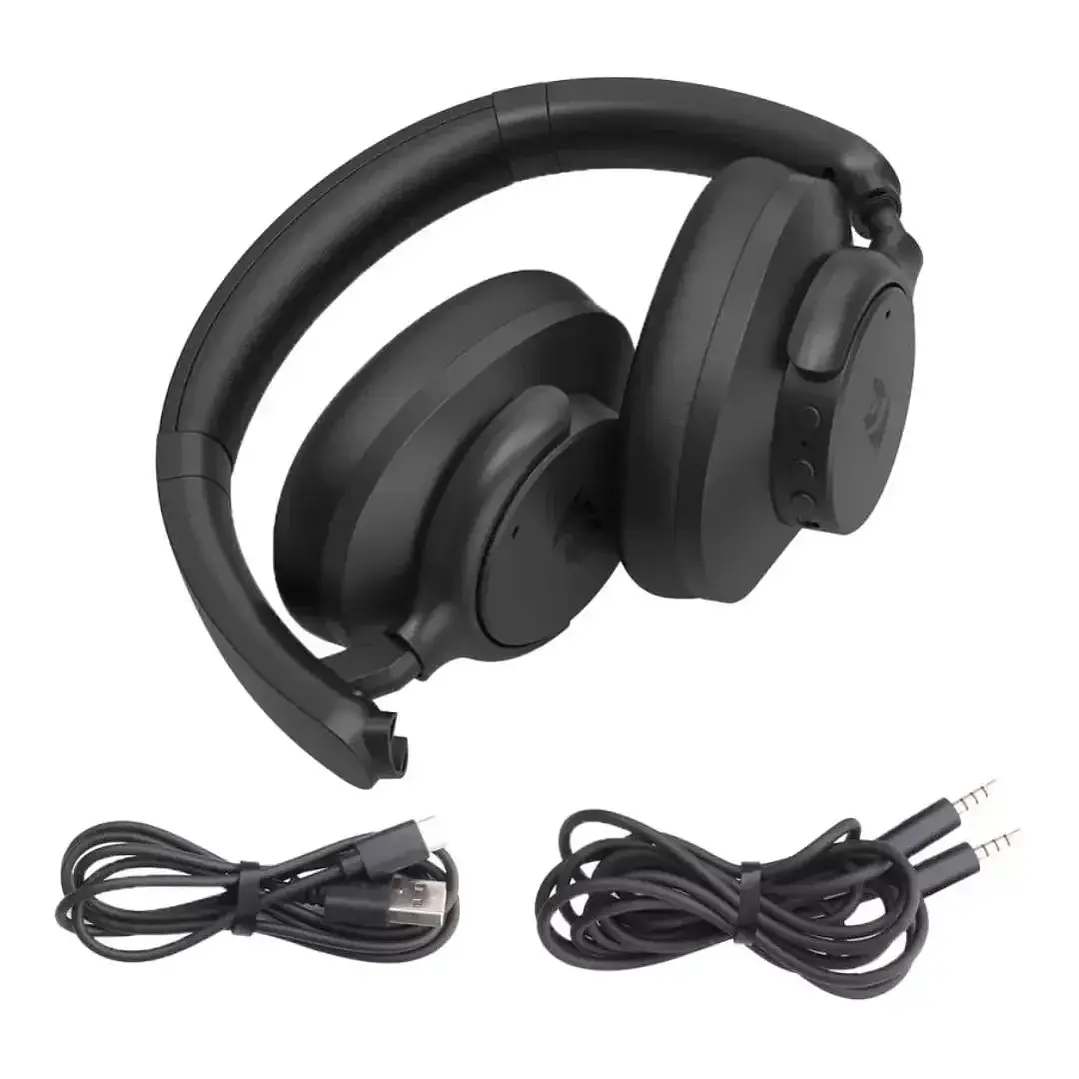 Audífonos Gamer | Redragon H610 Vibecore Black | Bluetooth y ANC 1