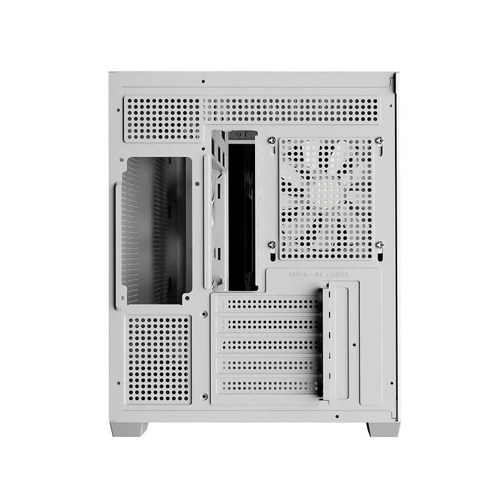 Gabinete | Gamdias Aura GC10M V2 WH ARGB | Micro-ATX | 3 ventiladores ARGB 6