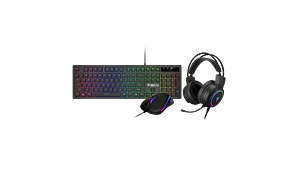 Teclado, Mouse y Audífono | Gamdias Poseidon E2 | Kit gamer RGB