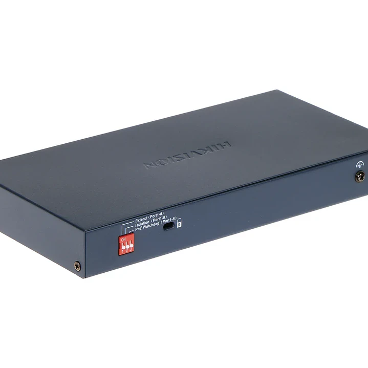 Switch PoE | Hikvision DS-3E0310HP-E | 8 puertos PoE | 2 uplink Gigabit 3