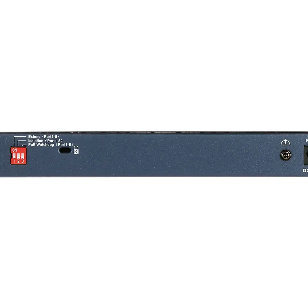 Switch PoE | Hikvision DS-3E0310HP-E | 8 puertos PoE | 2 uplink Gigabit 4