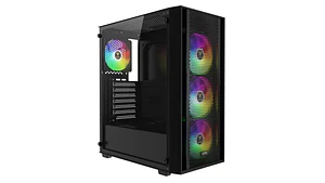 Gabinete | Gamdias Aura GC2 Elite ARGB | Mid Tower | 4 ventiladores ARGB