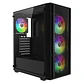 Gabinete | Gamdias Aura GC2 Elite ARGB | Mid Tower | 4 ventiladores ARGB - Miniatura 1