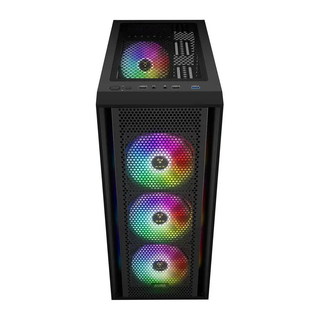 Gabinete | Gamdias Aura GC2 Elite ARGB | Mid Tower | 4 ventiladores ARGB 2