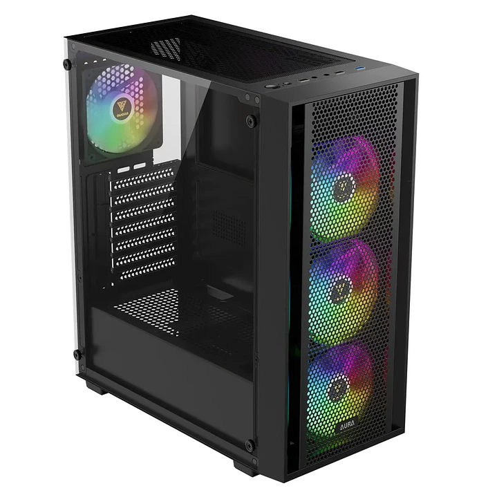 Gabinete | Gamdias Aura GC2 Elite ARGB | Mid Tower | 4 ventiladores ARGB 3