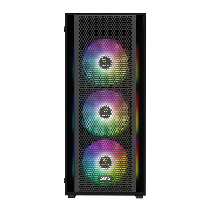 Gabinete | Gamdias Aura GC2 Elite ARGB | Mid Tower | 4 ventiladores ARGB 4