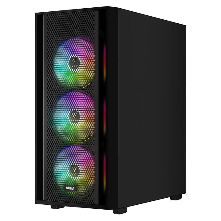 Gabinete | Gamdias Aura GC2 Elite ARGB | Mid Tower | 4 ventiladores ARGB 5