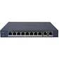 Switch | Hikvision DS-3E1510P-EI V2 | 8 puertos PoE Gigabit | 110 W - Miniatura 1