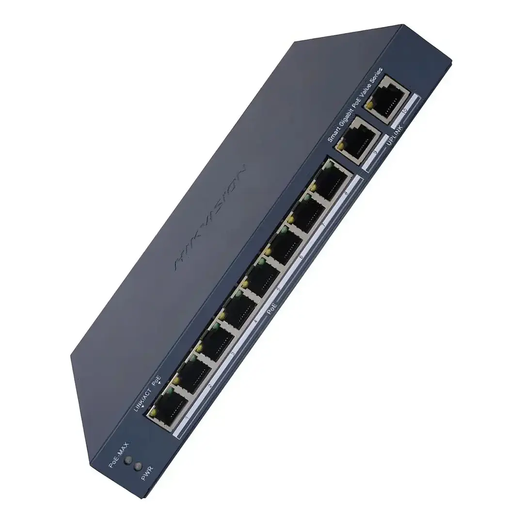 Switch | Hikvision DS-3E1510P-EI V2 | 8 puertos PoE Gigabit | 110 W 2