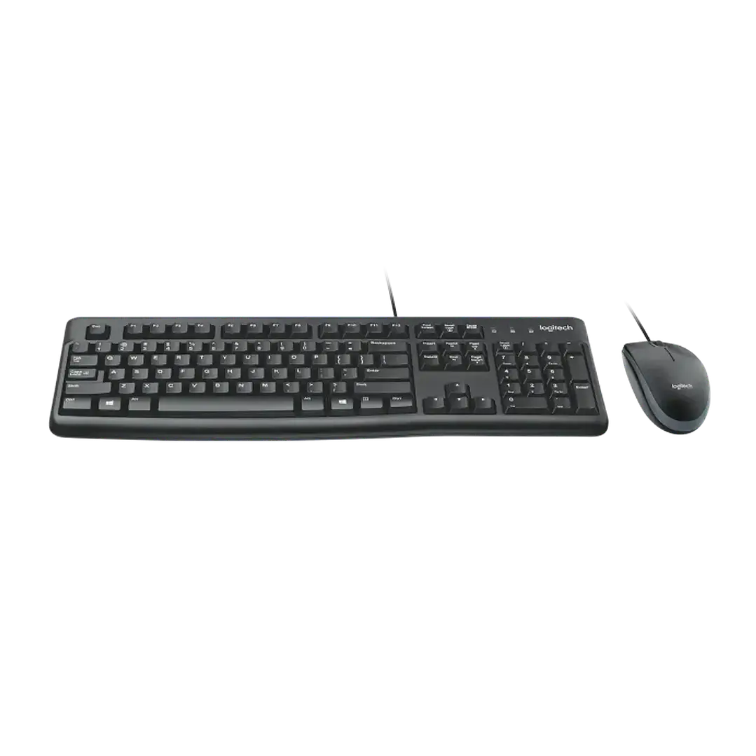 Combo Teclado y Mouse | Logitech MK120 | Cableado USB 3