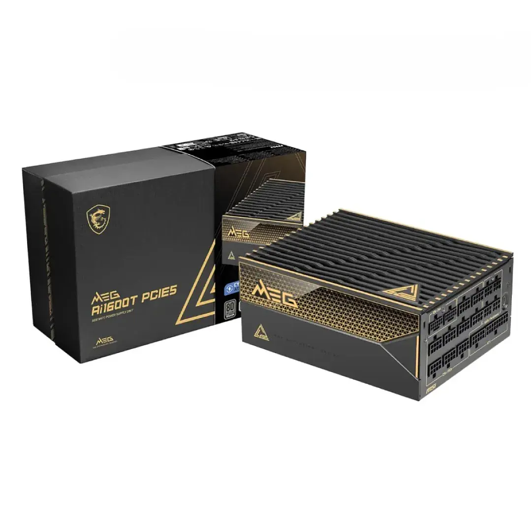 Fuente de Poder | MSI MEG Ai1600T PCIE5 | 1600W | 80 PLUS Titanium 1