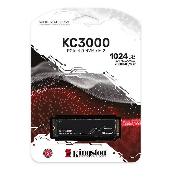 SSD | Kingston KC3000 | 1 TB | NVMe PCIe 4.0 x4 1