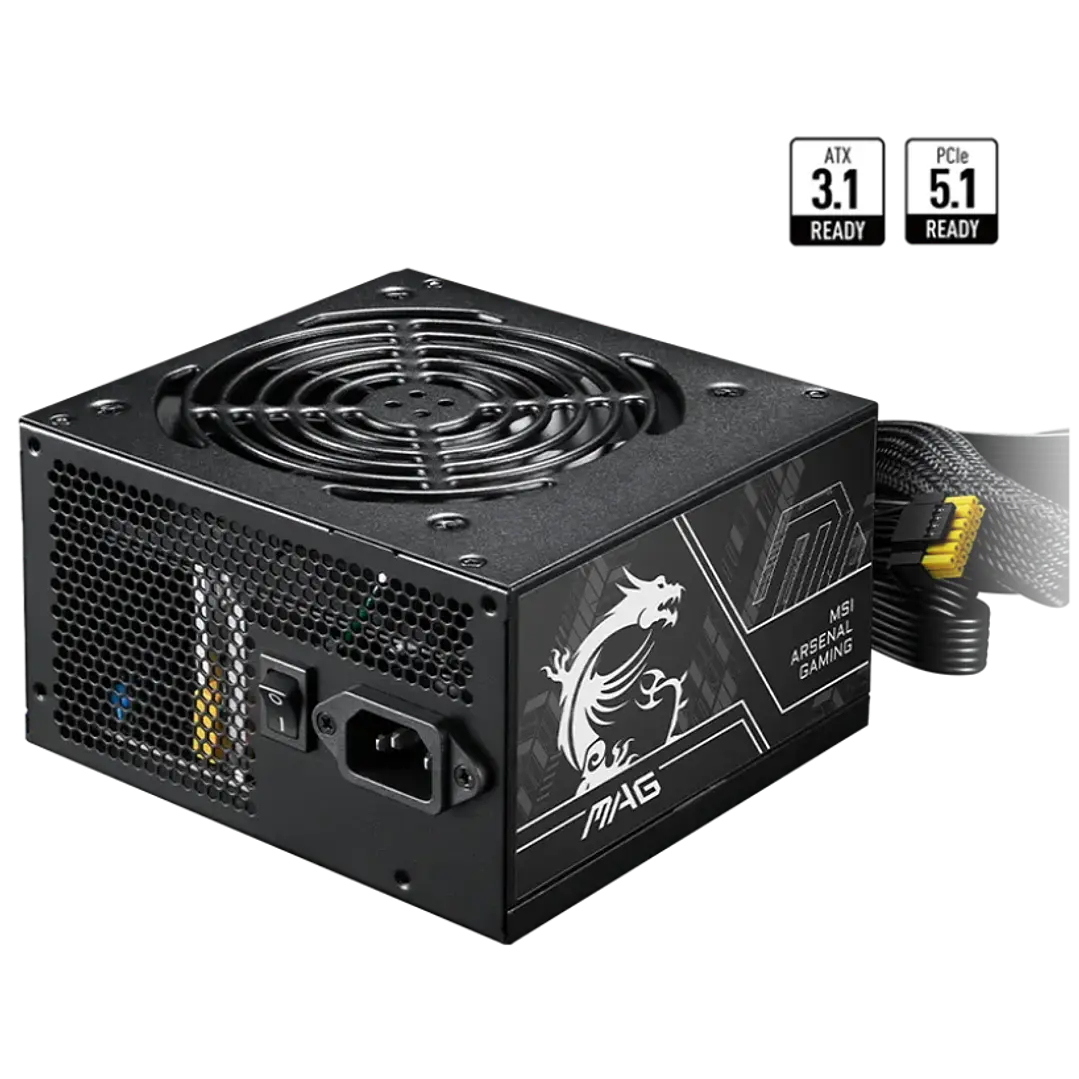 Fuente de Poder | MSI MAG A650GN II | 650W | 80 Plus Gold 4