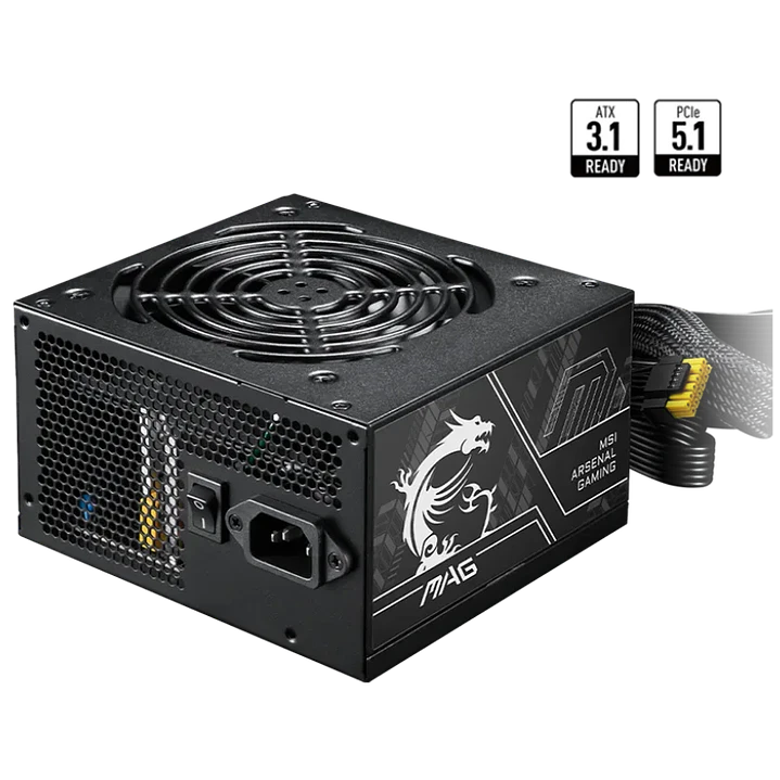 Fuente de Poder | MSI MAG A650GN II | 650W | 80 Plus Gold 4