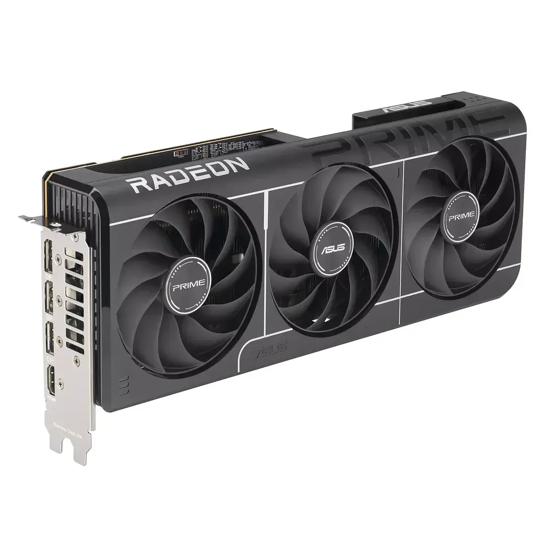 Tarjeta gráfica | ASUS PRIME Radeon RX 9070 EVO OC | 16 GB GDDR6 | Triple ventilador 2
