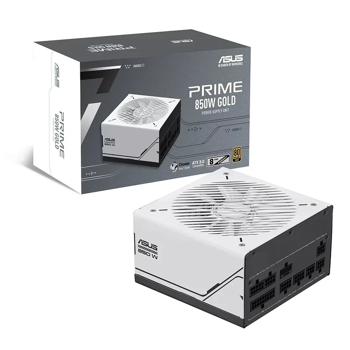 Fuente de Poder | Asus Prime AP-850GOLD | 850W | 80 Plus Gold 1