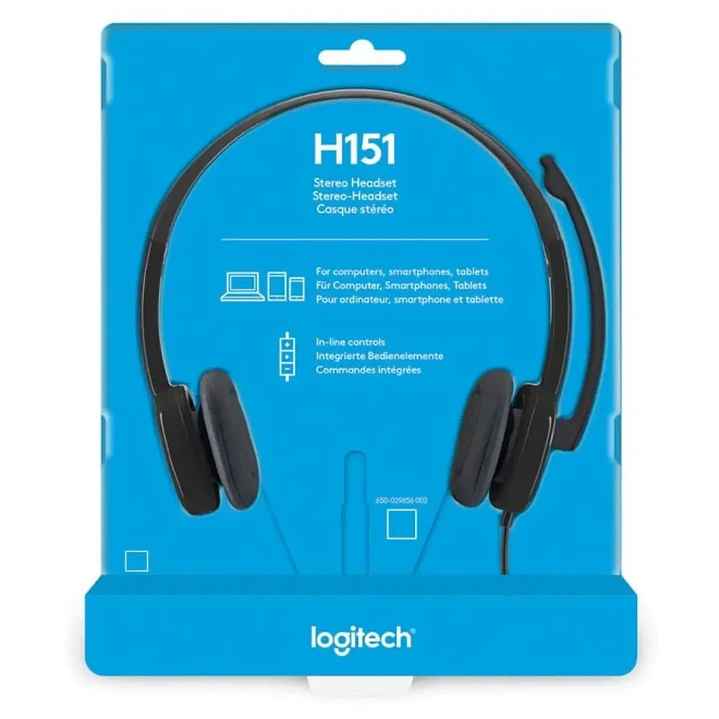 Audífonos Gamer | Logitech H151 | Micrófono y conector 3.5 mm 1