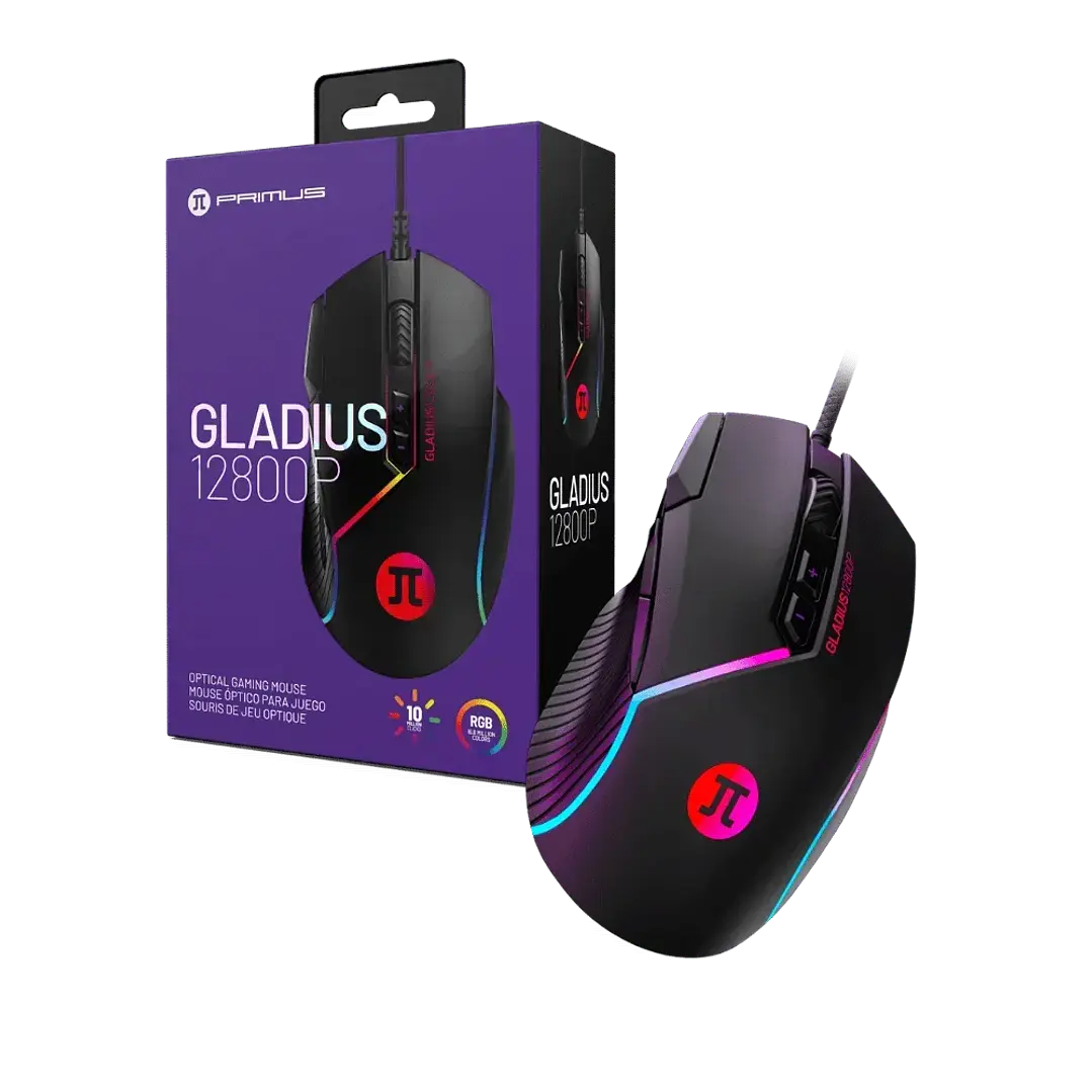 Mouse | Primus Gladius 12800P PMO | Sensor óptico hasta 12.800 DPI 1