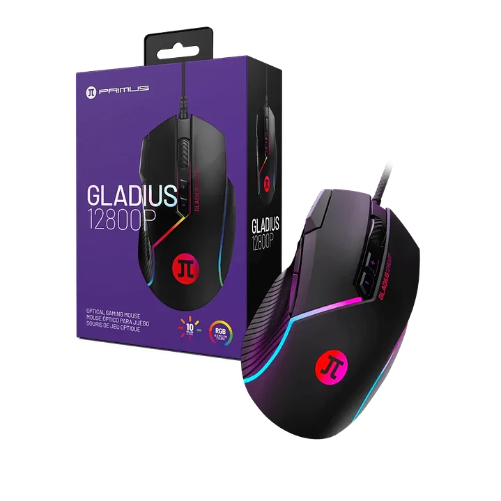Mouse | Primus Gladius 12800P PMO | Sensor óptico hasta 12.800 DPI 1