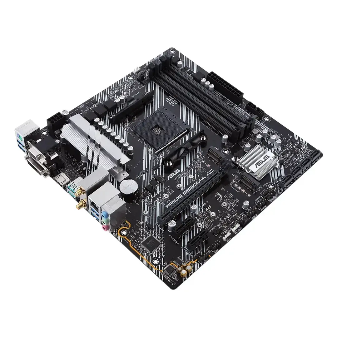 Placa Madre | Asus Prime B550M-A AC | AM4 | B550 | 4x DDR4 y Wi-Fi 5 2