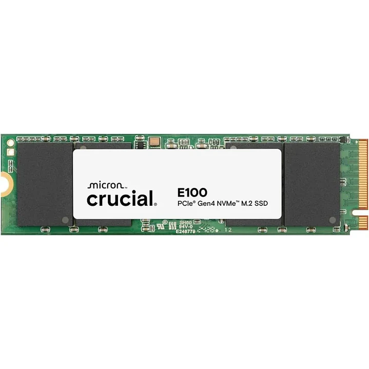 SSD | Crucial E100 | 2 TB | NVMe PCIe 4.0 x4 2