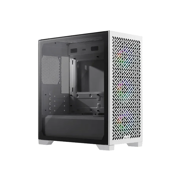 Gabinete | Cooler Master Elite 302 | m-ATX | Blanco con 3 ventiladores ARGB 1