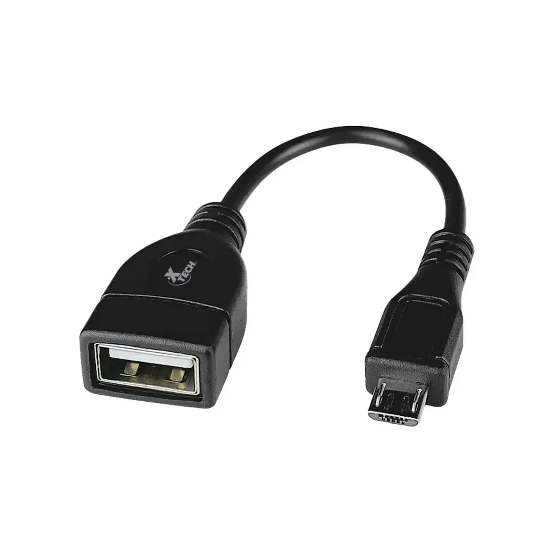 Adaptador OTG | Xtech XTC-368 | Micro-USB a USB-A | USB 2.0 2