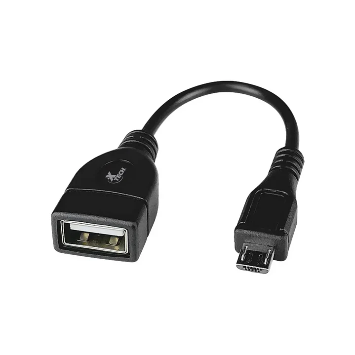 Adaptador OTG | Xtech XTC-368 | Micro-USB a USB-A | USB 2.0 2