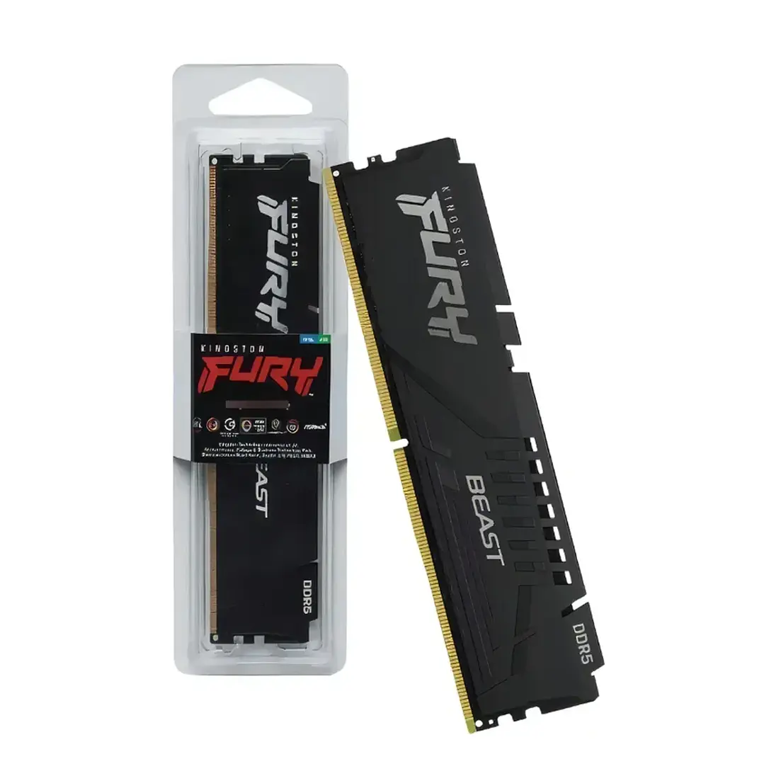 Memoria RAM | Kingston FURY Beast Black | 8 GB | DDR5 | 5600 MT/s 1