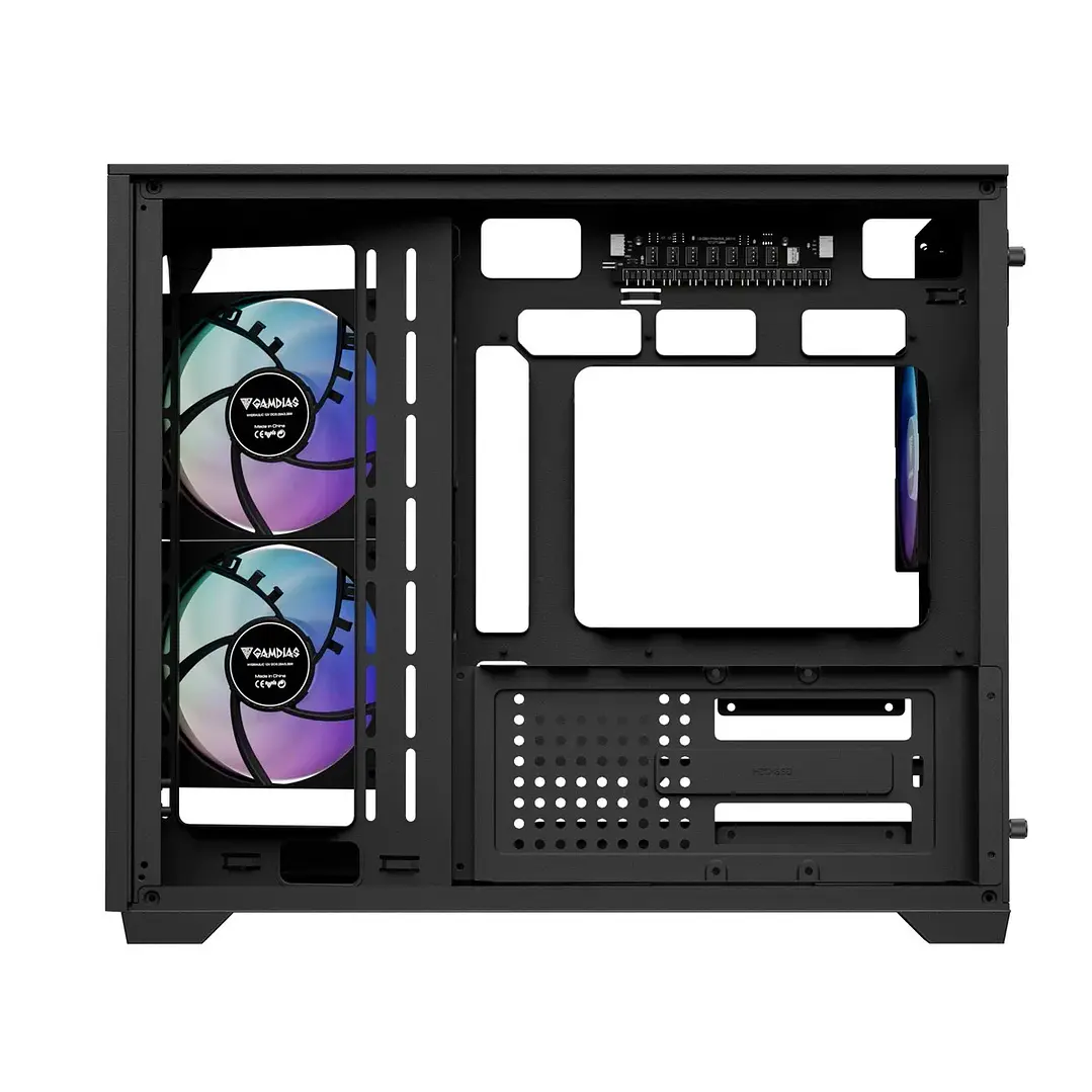 Gabinete | Gamdias Atlas M3M | Micro-ATX | 3 ventiladores ARGB 5