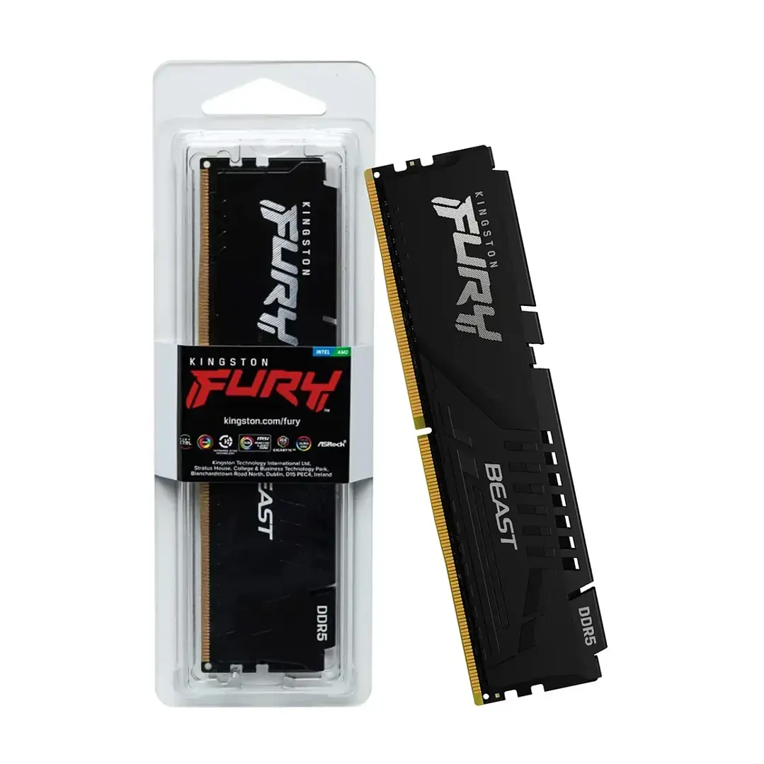Memoria RAM | Kingston Fury Beast Black | 8GB | DDR5 | 5600 MT/s 1