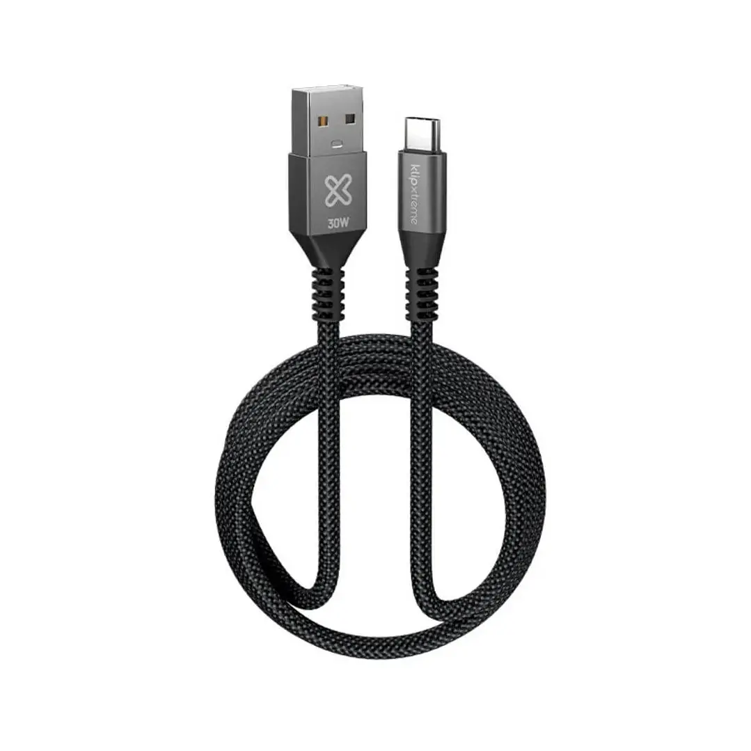 Cable USB-A a USB-C Klip Xtreme KAC-050-6FT | 1.8 m | 30W 3