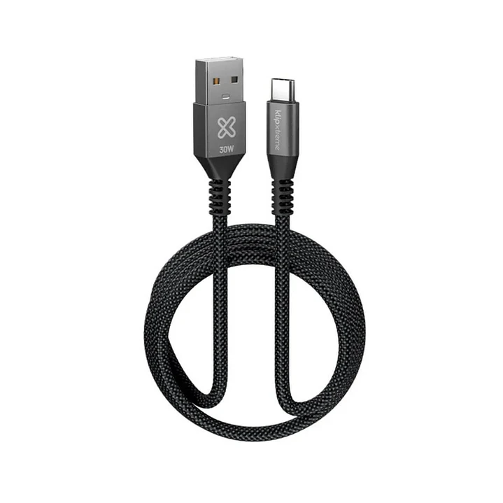 Cable USB-A a USB-C Klip Xtreme KAC-050-6FT | 1.8 m | 30W 3
