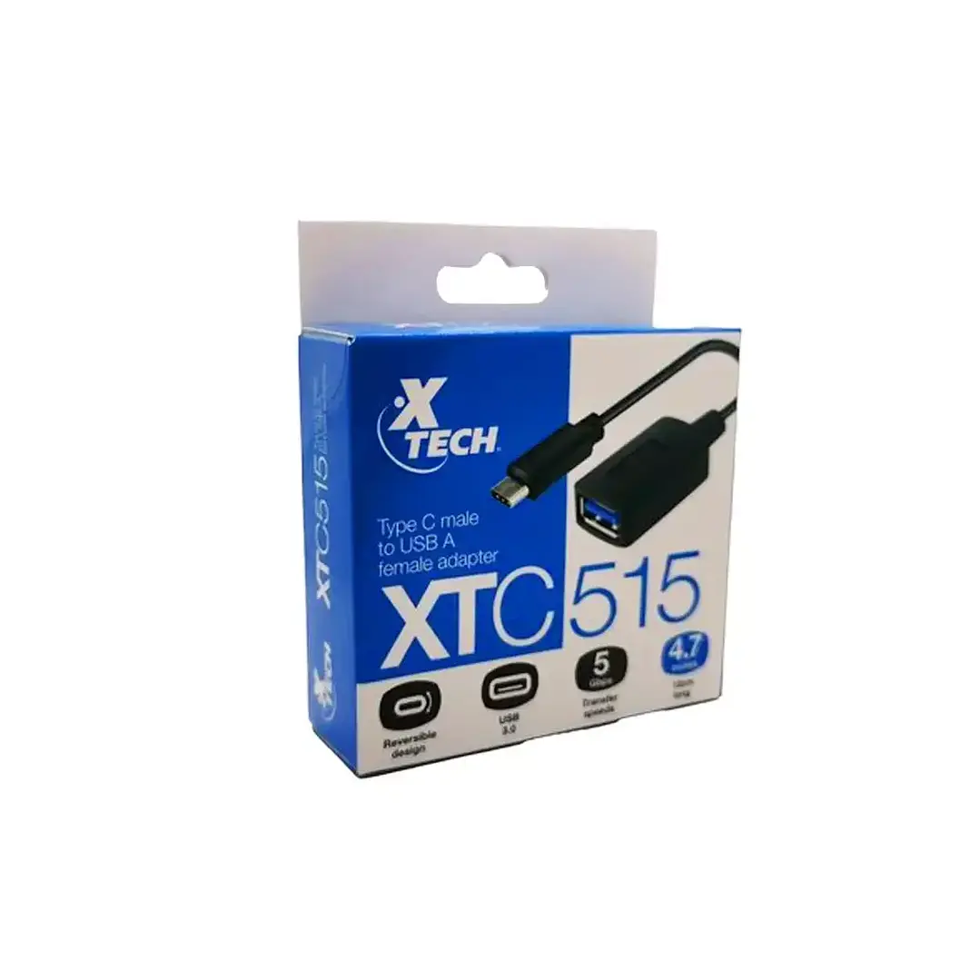 Adaptador USB-C a USB-A | Xtech XTC-515 | USB 3.2 Gen 1 | 5 Gbps 1