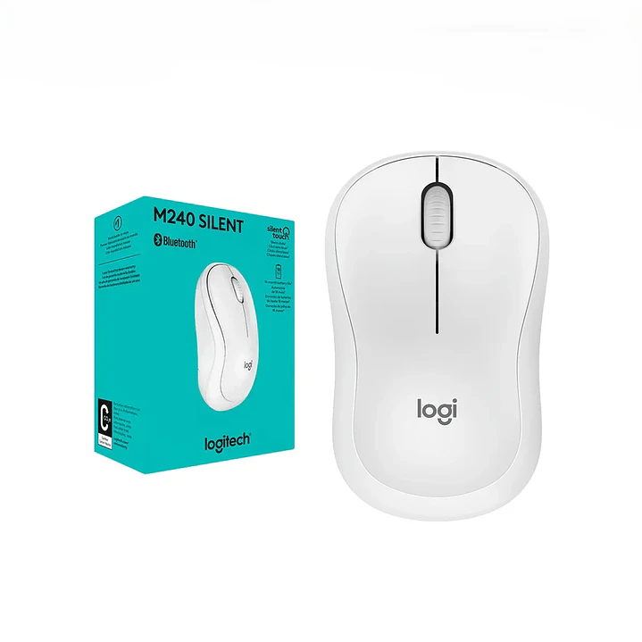 Mouse | Logitech M240 Silent Blanco | Bluetooth y SilentTouch 1