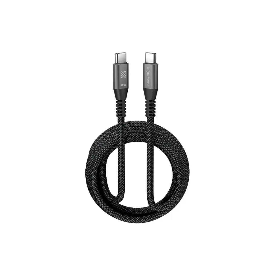 Cable USB-C a USB-C | Klip Xtreme KAC-550-10FT | 100W | 3 metros 3