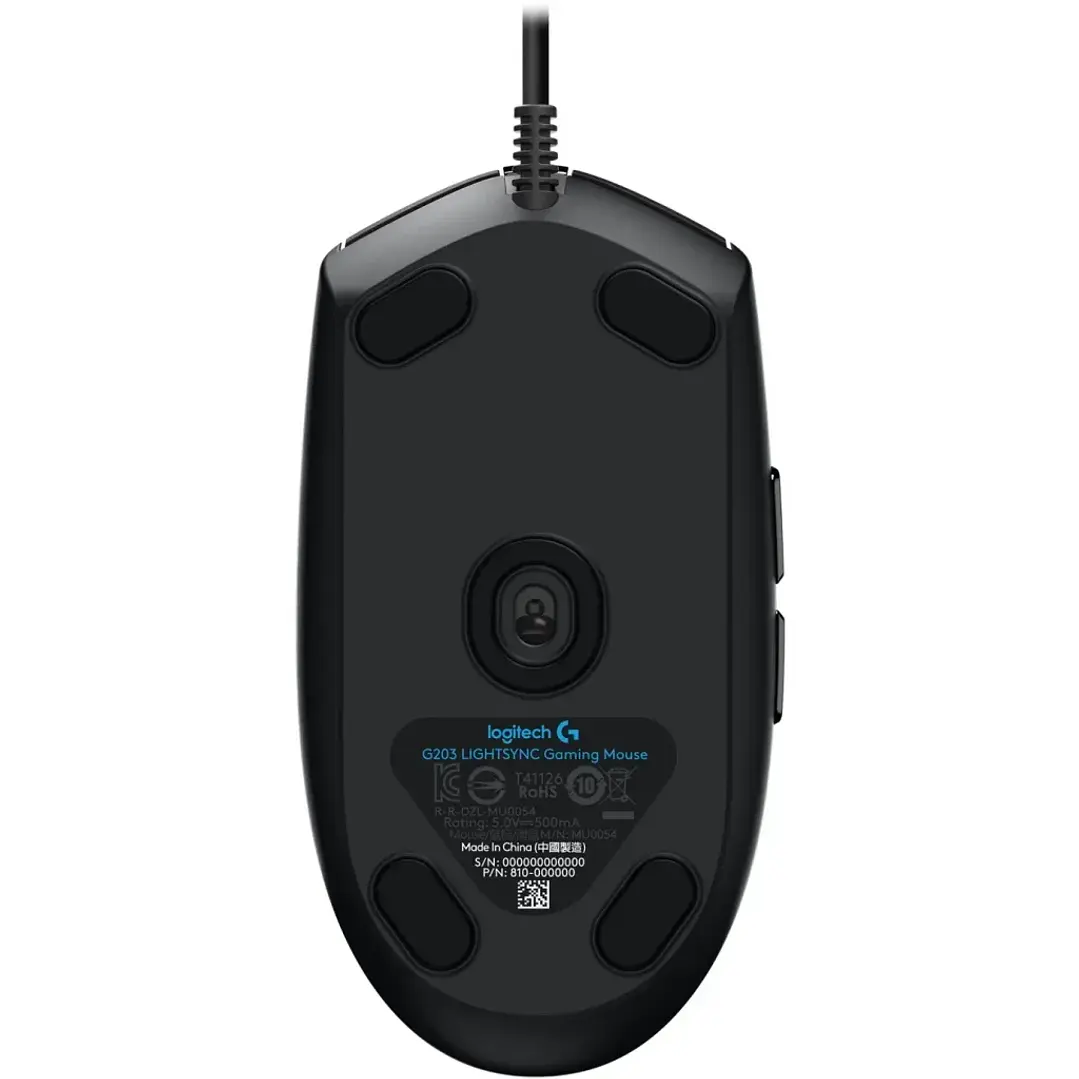  Mouse | Logitech G203 Lightsync Negro | RGB Lightsync 5