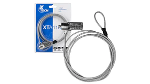 Candado de seguridad | Xtech XTA-110 | Cable 1.83 m | Clave numérica