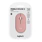 Mouse | Logitech Pebble Mouse 2 M350s Rosado | Bluetooth - Miniatura 1
