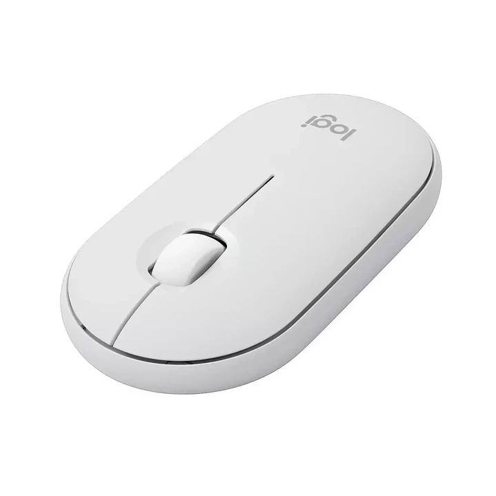 Mouse | Logitech Pebble Mouse 2 M350s Blanco | Bluetooth silencioso 1