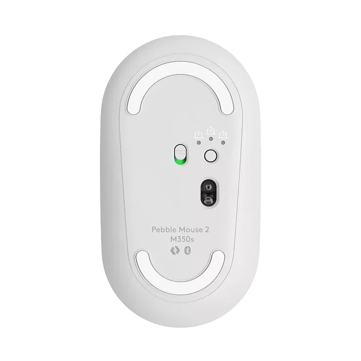 Mouse | Logitech Pebble Mouse 2 M350s Blanco | Bluetooth silencioso 3