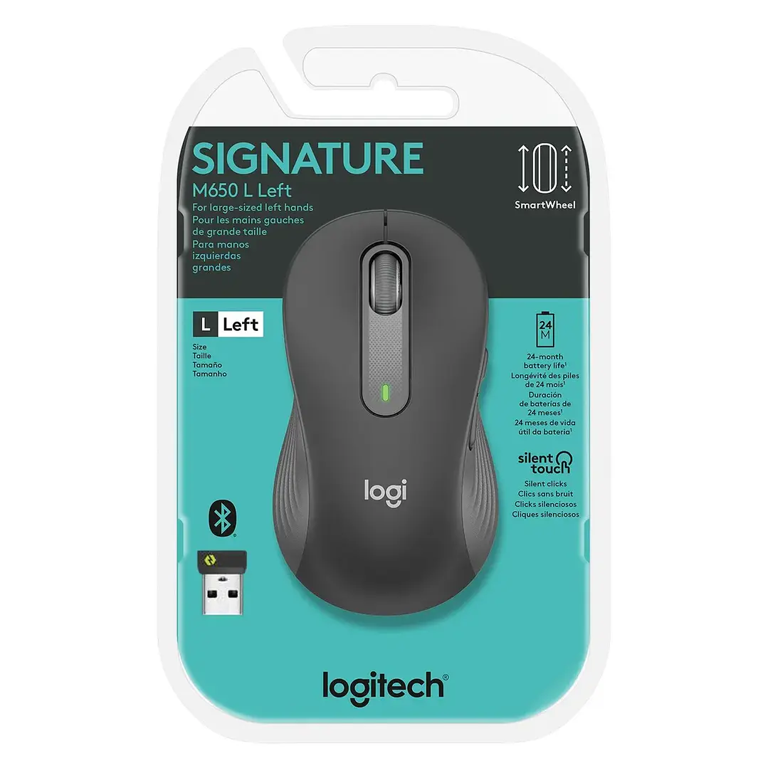 Mouse | Logitech Signature M650 M Grafito | Inalámbrico y silencioso 1